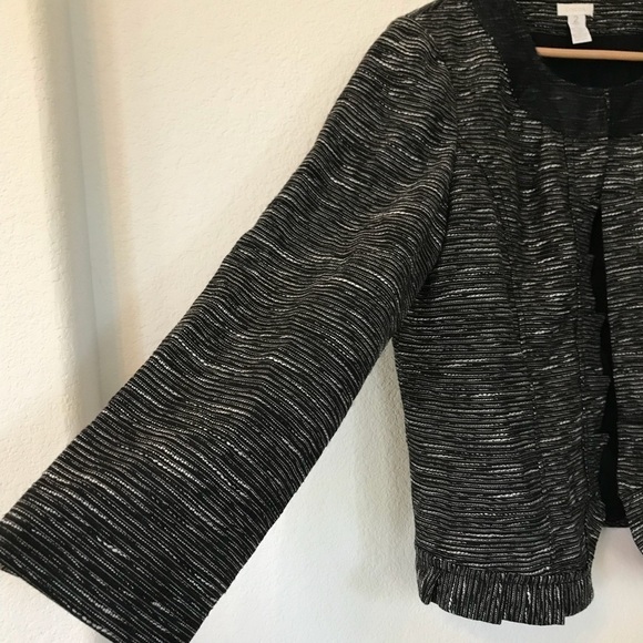 Chico’s sz 2 blazer jacket Large or 12 - Picture 3 of 7